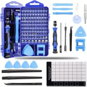 정밀 드라이버 세트 마그네틱 정리 보드가 포함된 전자 수리 도구 키트 휴대폰 컴퓨터 노트북용 빠른