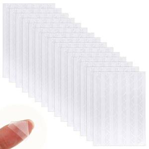 스크랩북용 15매(1530개) 사진 코너, 셀프 접착 코너 클리어 스크랩북 앨범 사진, 개인 일기장, 메모리북용 스티커