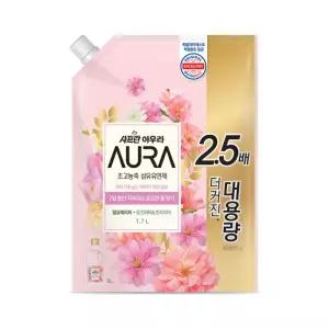 샤프란 아우라 섬유유연제 윌유메리미 리필 1.7L
