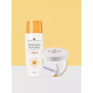 보타니컬테라피 베이비 워셔블 썬케어 2종(썬밀크+썬팩트)