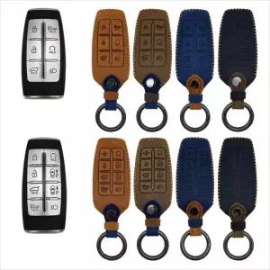 D21 신형제네시스GV80 20-21년 가죽스마트키케이스