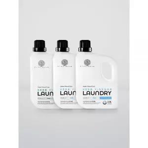 아이너바움 유아 아기 신생아 허브식초 세탁세제 2.8L 3개세트 무향 코튼블랑