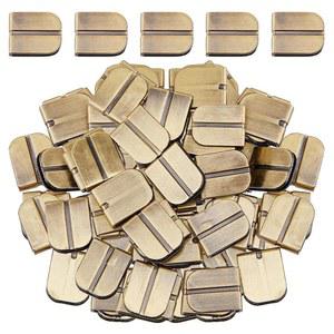 슈퍼피딩 50개 책 코너 프로텍터 앤티크 브론즈 가드 엣지 커버 합금 장식용 스크랩북 각도 사진 앨범 북 메뉴 노트