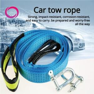 8톤 중량급 5m 자동차 견인 로프 고강도 나일론 비상 안전 케이블 와이어