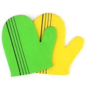 엄지 목욕 장갑타올