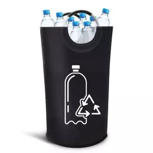 주방 재활용 봉투용 82L 쓰레기통 접이식 보증금 병 수거 용기 캔 플라스틱 유리 헤비 듀티 방수 가정 차고