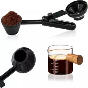 깔때기 스쿱 커피 1잔의 에스프레소 샷 컵 지저분함 흘림 없음 청소하기 쉬우며 분쇄 단백질 파우더 차에