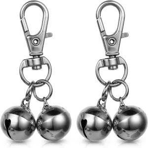 강아지 목걸이용 솔버 2개 종 미니 개 목걸이 애완동물 펜던트 액세서리 훈련 참 개와 고양이를 위한 벨