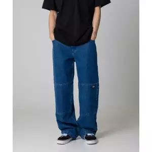 브랜드정품 DICKIES 더블니 85283 루즈핏 데님팬츠 Vintage Blue 101183