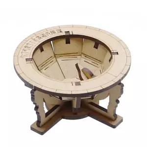 나무조립모형 해시계 프라모델 나무 조립 모형 DIY 만들기