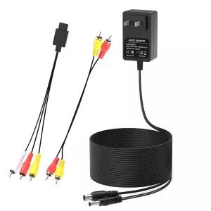 슈퍼 닌텐도 SNES Nes 제네시스 1 시스템 게임 콘솔 전원 공급 장치와 호환 Nintendo 코드 오디오 비디오