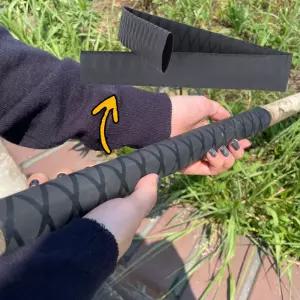 열수축고무 낚시대 손잡이 그립 블랙 40mm