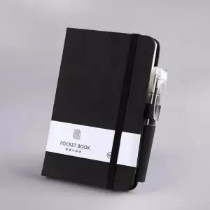 EA 데일리 업무 용 노트 포켓 다이어리 펜 세트 블랙