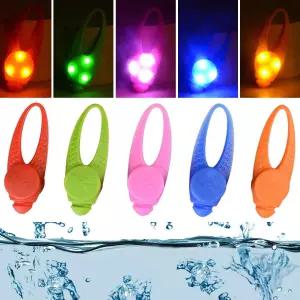 AMNQUERXUS 크리스마스 강아지 LED 칼라 라이트 밤에 대형 중형 소형견 고양이를 위한 개 목걸이 하네스