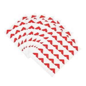 패티킬 사진 코너, 10장 / 240개의 셀프 접착 DIY 장착 스티커 저널 앨범 다이어리 스크랩북, 빨간색