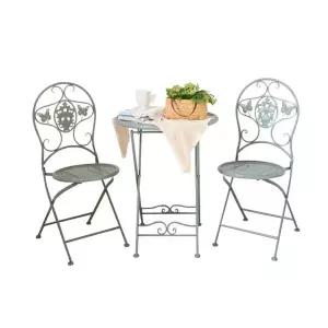 북유럽 야외 테이블 야외테이블 세트 정원 엔틱 철예 카페