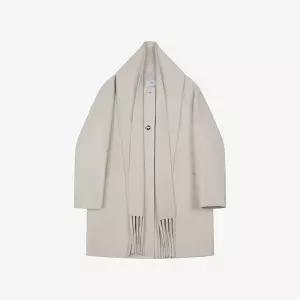 [롯데백화점]씨 머플러 SET 울 하프 코트 - SLHRY2613