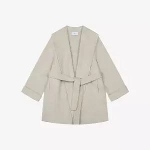 [롯데백화점]씨 루즈 오픈 울 하프 코트 - SLHRY2612