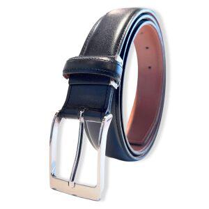 [Ein Product] 비즈니스 벨트 히메지 가죽 가죽 국산 일본제 신사 블랙 노멀 조정 가능