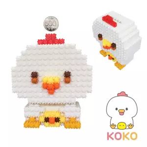 글로벌이지 이지 툭툭블럭 12띠 동물 저금통 닭