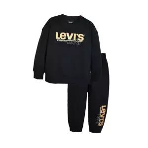 리바이스 LEVI'S LEVIS KIDS LVC 풀오버 조거팬츠 셋업 (토들러) 블랙 V253ST111P 588752
