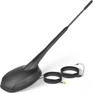 에이트우드 FM/AM + GPS 자동차 콤보 안테나 증폭 FM AM 라디오 및 SMA 16.4피트 케이블 포함 트럭 SUV