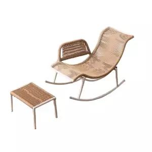 라탄 흔들 1인용 의자 안락 야외 낮잠 스윙체어