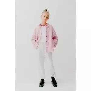 ZARA 스트라이프 셔츠 및 배색 립넥 티셔츠 팩 - 레드 {WLM}