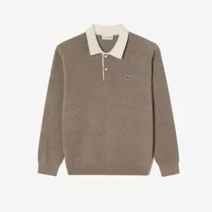 [국내매장정품] 라코스테 LACOSTE (남성) 립조직 럭비 스웨터 폴로셔츠 AH405E-55N-KR217-4 194217