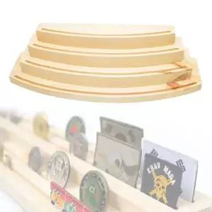 코인장식대 라운드형 4단 코인받침대 부대마크 거치대