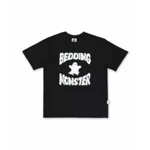 이알에스코 베딩몬스터 프린팅 티셔츠 블랙 1940643