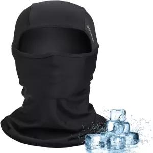 안경 구멍이 있는 락브로스 쿨링 발라클라바 페이스 마스크 남성용 여름 광택