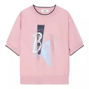 베스띠벨리 24F/W 린넨로고프린팅블라우스 (BJBAH2443)DJ1 500921