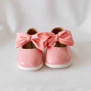 베이비잼 여아용 큐티리본 삑삑이플랫 핑크 - 10009 {WLM}