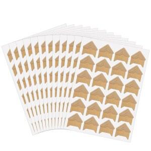 클래식 씰 600PCS 사진 코너 스티커, 셀프 접착 스크랩북 코너, 앨범용, DIY 메모리북, 다이어리, 카키