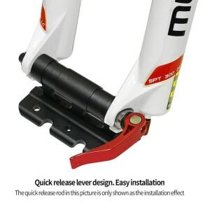 알루미늄 합금 자전거 포크 마운트 거치대 퀵릴리즈 스루 액슬 랙 자동차 지붕 도로 산악 지지대 랙