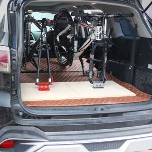 MTB 자전거 프론트 포크 퀵 릴리즈 고정 클립 보관 운송 블록 마운트 랙 스탠드