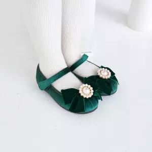 베이비잼 여아용 벨벳코어 플랫 그린 - 10008 {WLM}