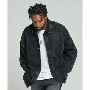 매장정품TENER 포켓 데님 자켓 흑청110351