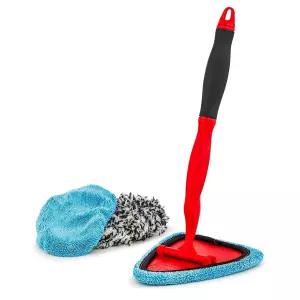 Griot의 차고 2-in-1 이지 리치 디테일링 지팡이 앞유리 창문 거울 대시보드 차량 청소 18인치 핸들을 위한