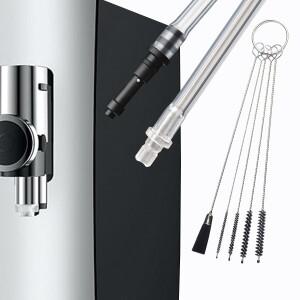 유제품 시스템 교체 부품 어댑터 및 청소 브러시 포함 주라 커피 머신 모델 호환