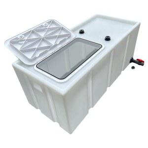 활어 이송용 물탱크 횟집 뚜껑 펌프 밀폐 1 150L 물고기 물통