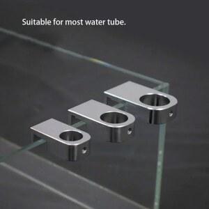 알루미늄 합금 수족관 튜브 홀더 파이프 호스 브래킷 탱크 20MM 물고기 고정 클립 클램프 마운트