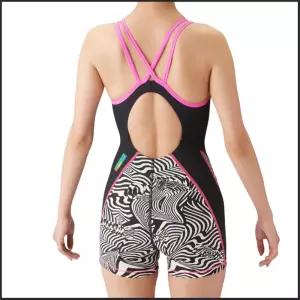 일본 수입 아레나 고급 수영복 마블지브라 두줄랍빠끈 1부탄탄이BKPK 아쿠아로빅복 예쁜