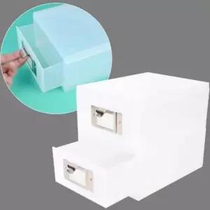 [생활] 미니 소품 정리함 2단 데스크 오거나이저 서랍장 간편