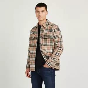 [버버리] 빈티지 체크 플리스 셔츠 자켓 베이지 8043839 149551638