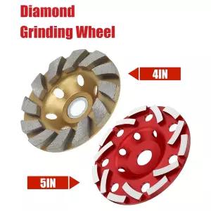 샌드페이퍼 종이사포 4/5 인치 다이아몬드 그라인딩 휠 디스크 연마 컵 착용 샌딩 DIY 커팅 앵글 그라인더