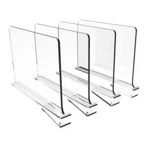 [생활] 찬장 칸막이 투명 정리 보관함 4p