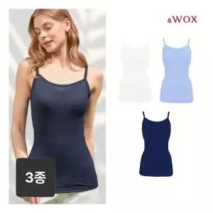 WOX 앤왁스 브라탑 배쏙티 쿨PK 끈형 3종 여성 보정속옷 738696