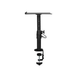 [미국배송] 모노프라이스 유니버설 클램프 온 데스크톱 스피커 마운트 높이 조절 가능한 9 X 인치 트레이 대부분의 책장 스튜디오 모니터 스피커에 맞습니다